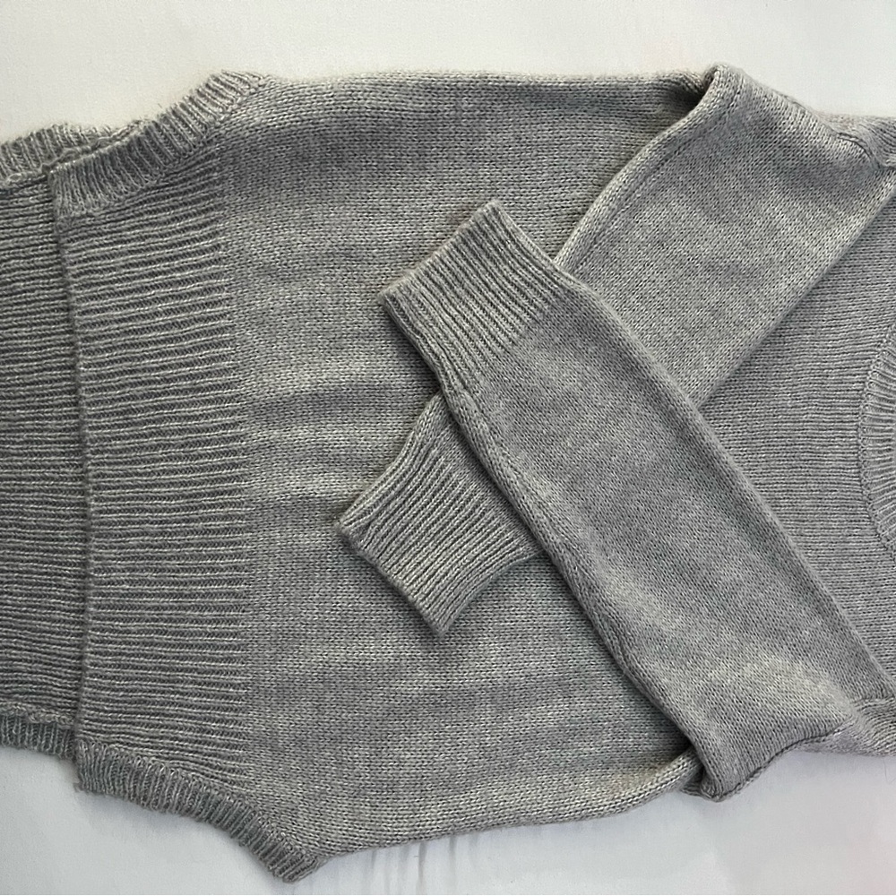 Cozy Gray Knit Sweater